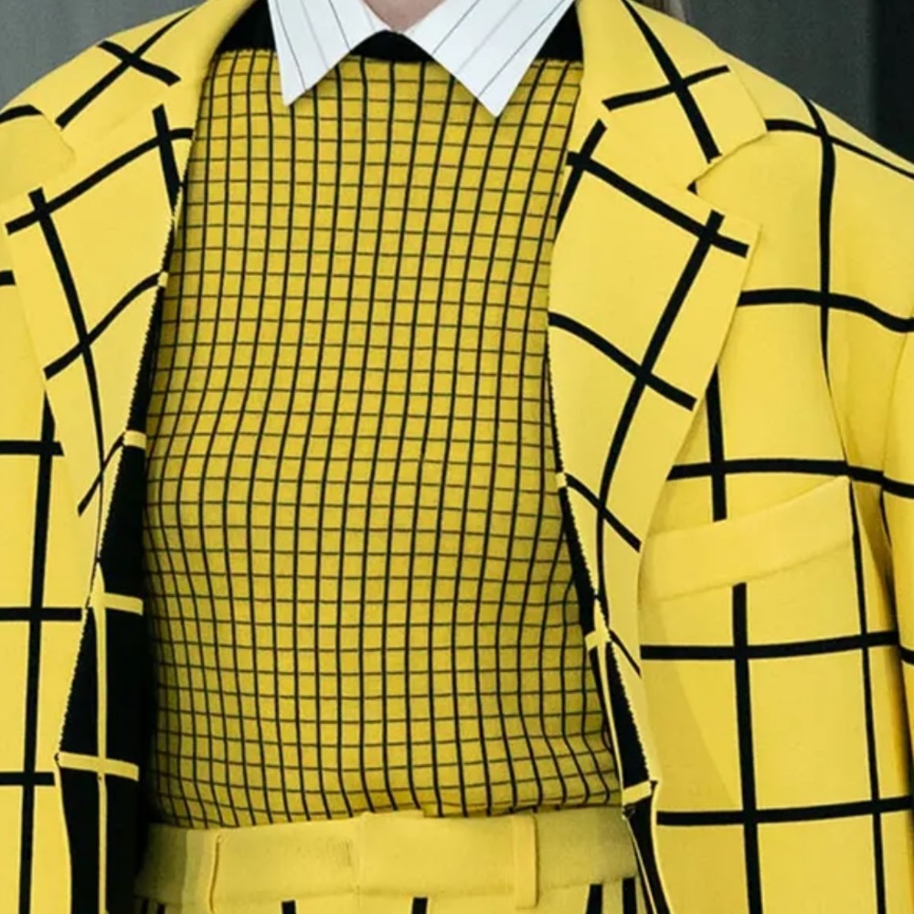 Marni yellow maize collection cotton long sleeve size S NWT